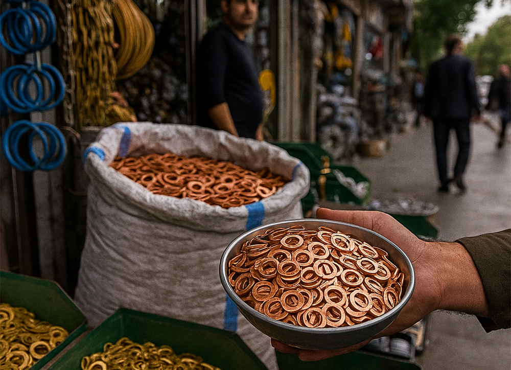 خرید واشر مسی در تهران