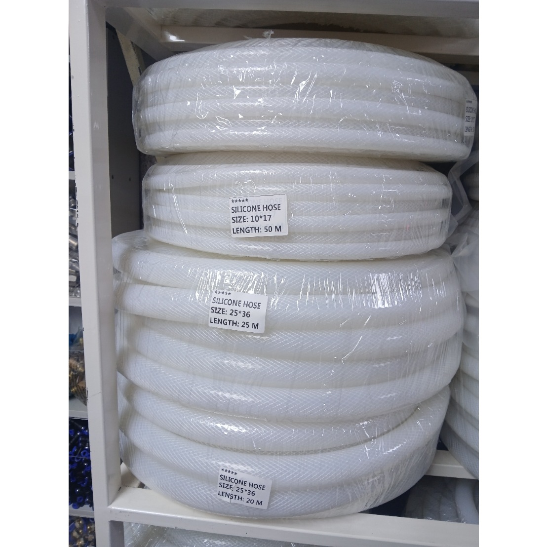 شیلنگ سیلیکونی نخدار